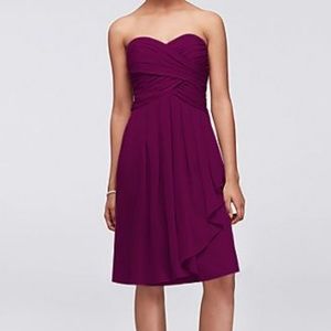 David's Bridal bridesmaid dress
